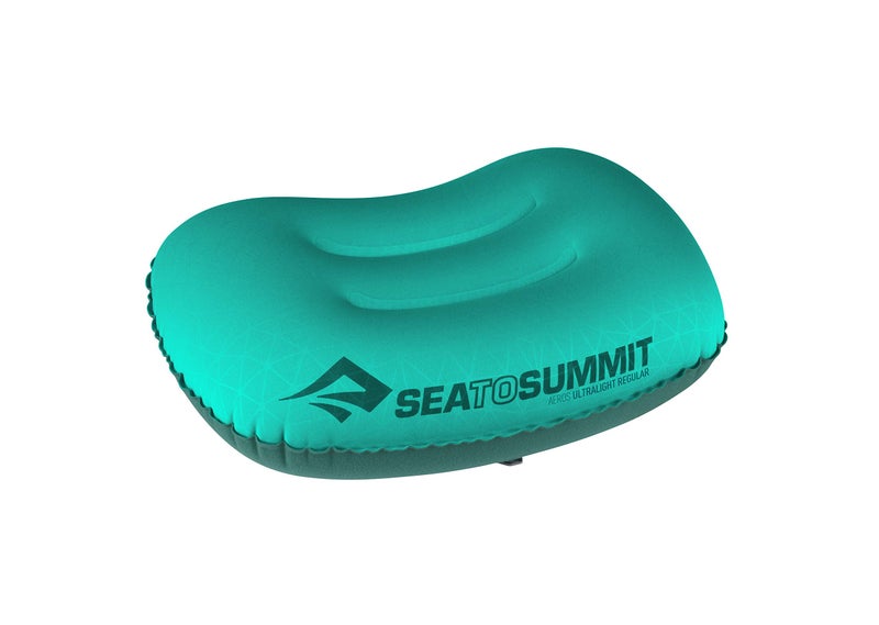 Sea to Summit Aeros Ultralight Inflatable Camping and Travel Pillow, Regular (14.2 x 10.2), Sea Foam - Image 1